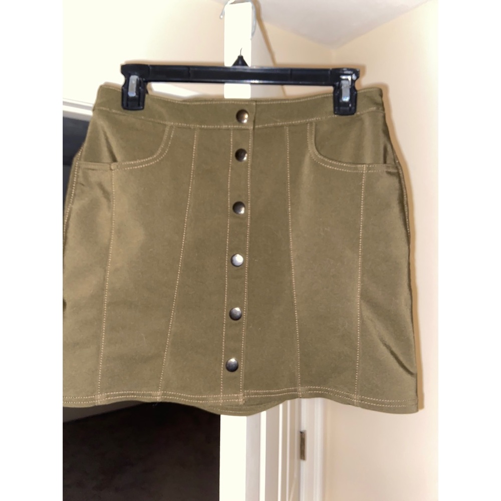 Olive Green Skirt